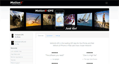 Desktop Screenshot of gps.motionx.com