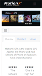 Mobile Screenshot of gps.motionx.com